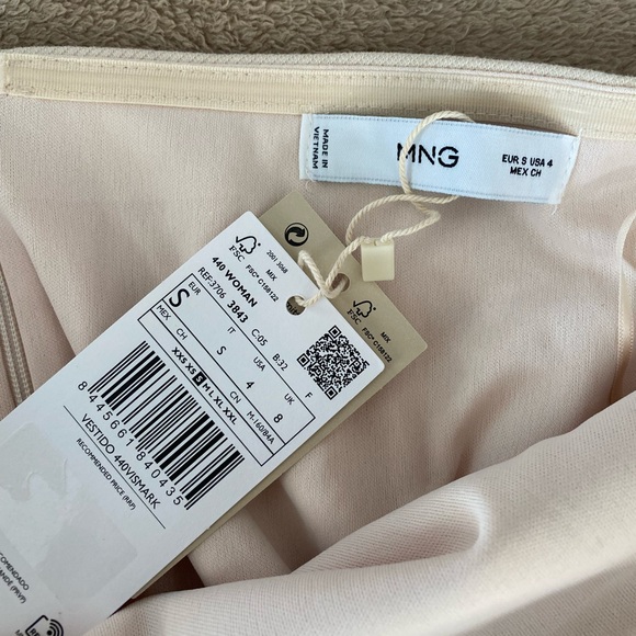 Mango Strapless Dress Size 4 - Picture 4 of 5